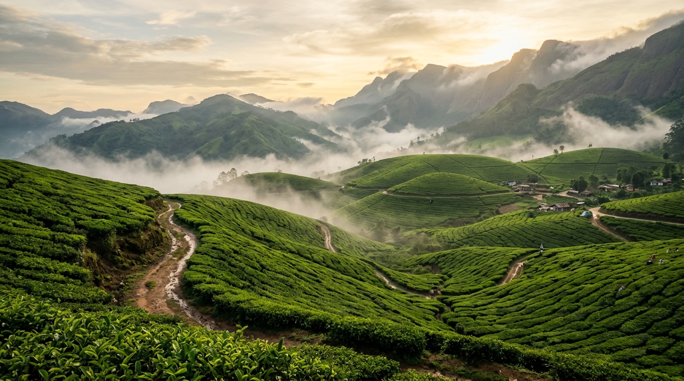 Munnar Cloud Valley & Tea Trails